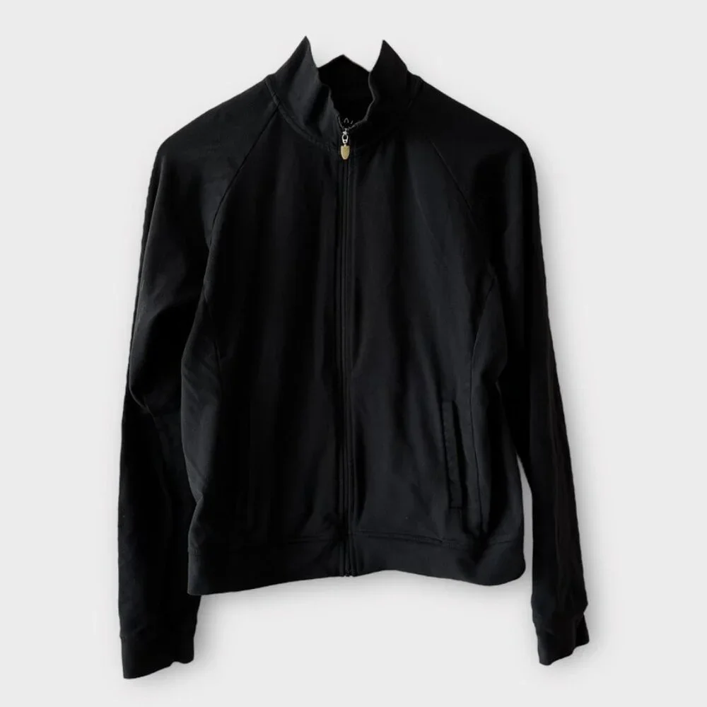 Beyond Yoga x Fila • Black Zip Up Jacket